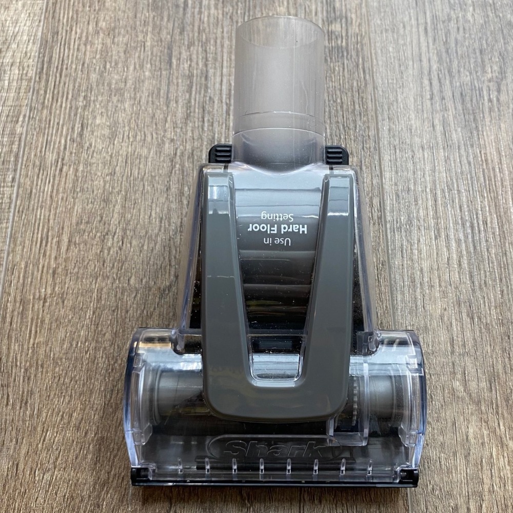 Shark Motorized Pet Power Brush Vacuum Attachment Gray Clear Hard Floor Setting